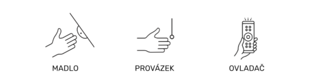 Látkové žaluzie plisé ovladani plise